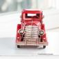 Mobile Preview: Handgefertigtes Mini Modellfahrzeug Retro Transporter rot (16 cm)